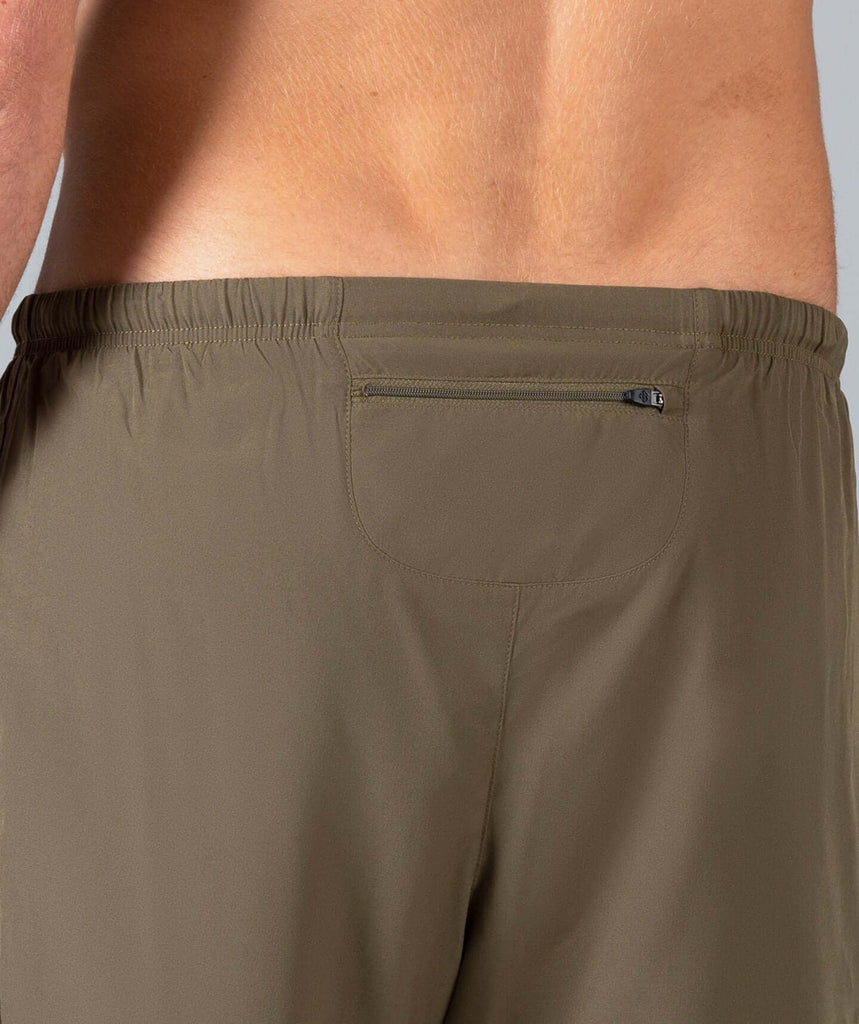 6 Inch Sports Shorts (Khaki) - Machine Fitness