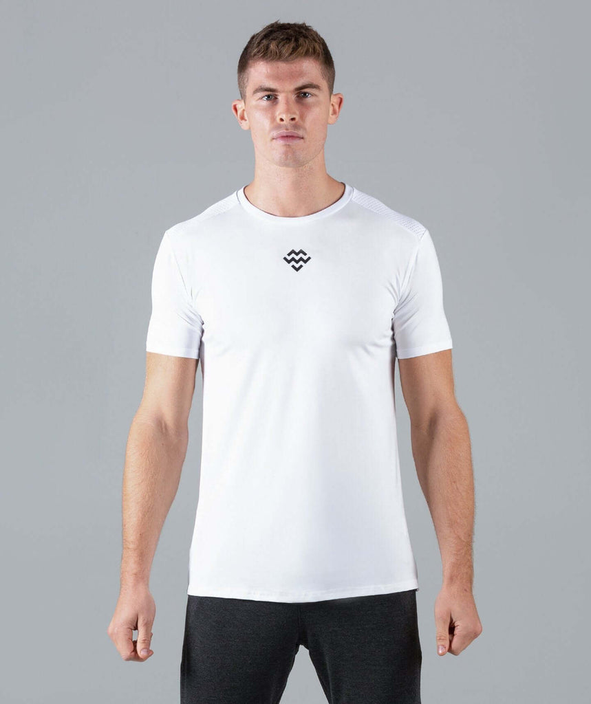 HyperFit V3 T-Shirt (White) - Machine Fitness